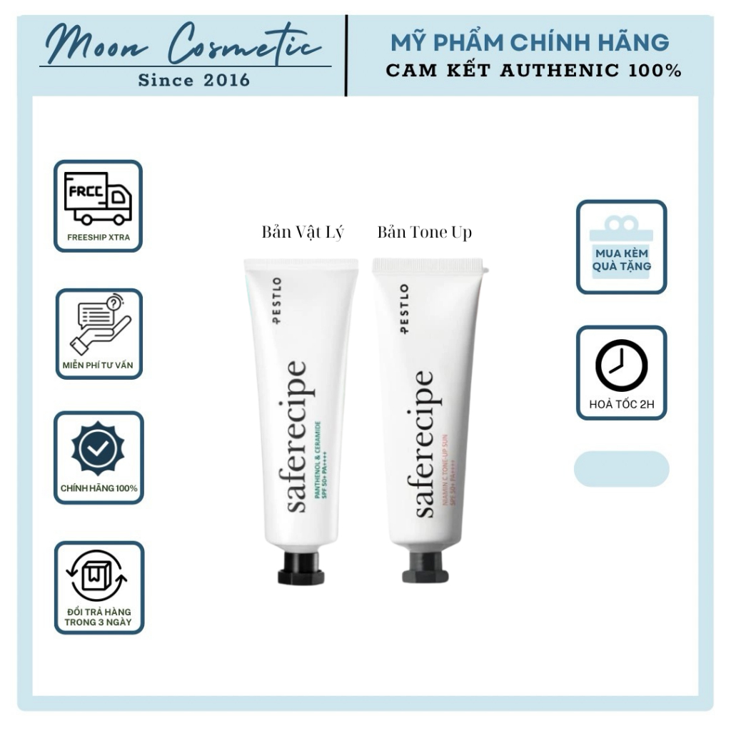Kem chống nắng PESTLO Safe Recipe Sun Essence SPF50 PA++++ 50ml