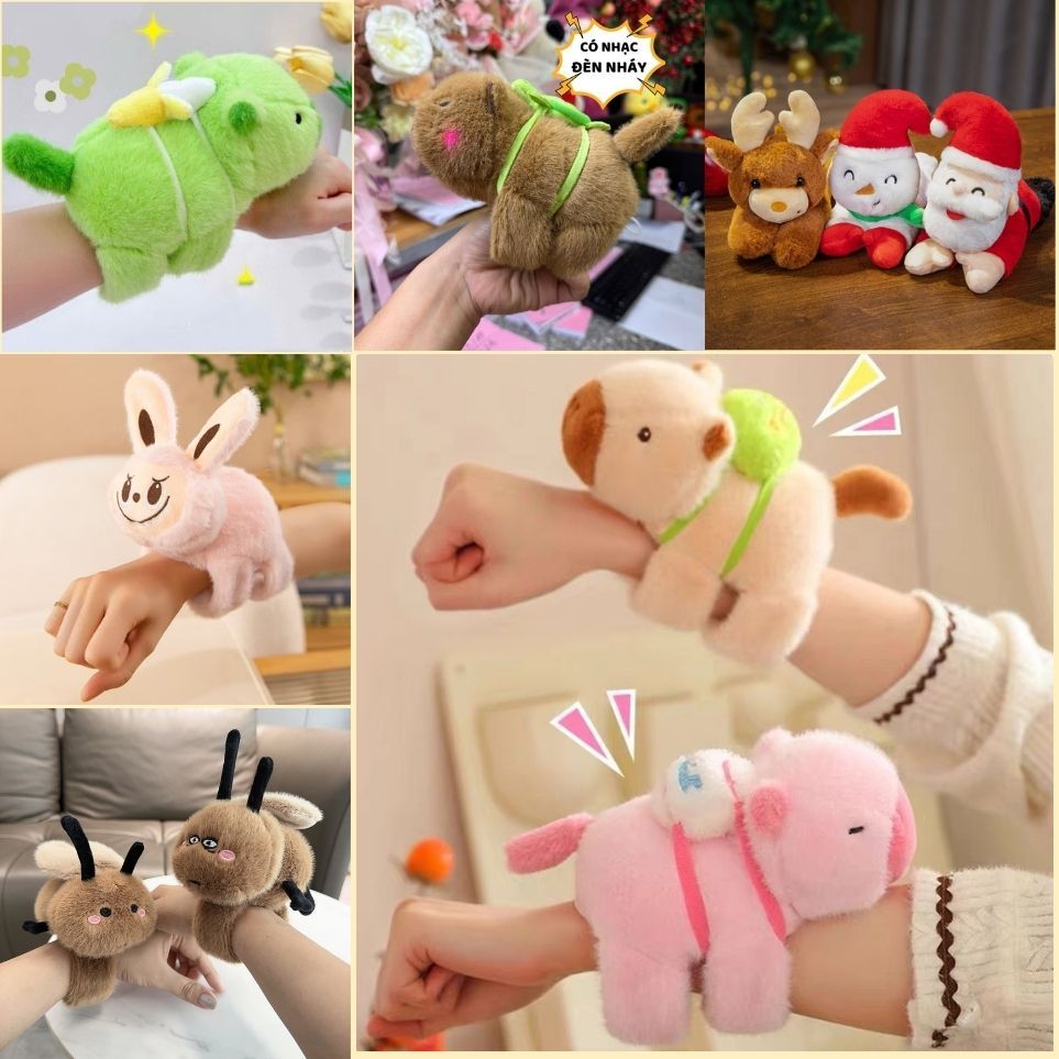 Capybara Đeo Tay Ôm Tay Vui Nhộn Vòng Tay Capybara Vẫy Đuôi Đáng Yêu Món Quà Ý Nghĩa Cho Bé