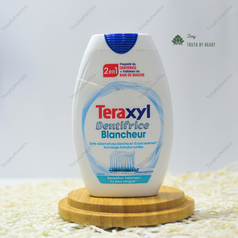 Kem đánh răng Teraxyl trắng răng, thơm miệng tuýp 75ml nội địa Pháp
