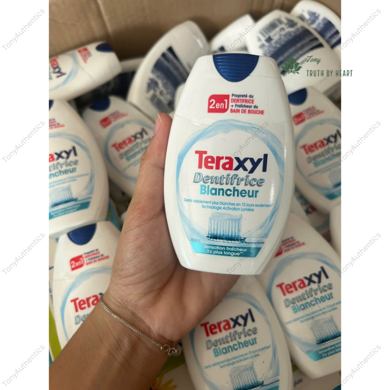 Kem đánh răng Teraxyl trắng răng, thơm miệng tuýp 75ml nội địa Pháp