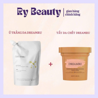 Combo Ủ Tắm Trắng Da Body TENGYU RUMENG HUA Tặng Kèm Tẩy Da Chết