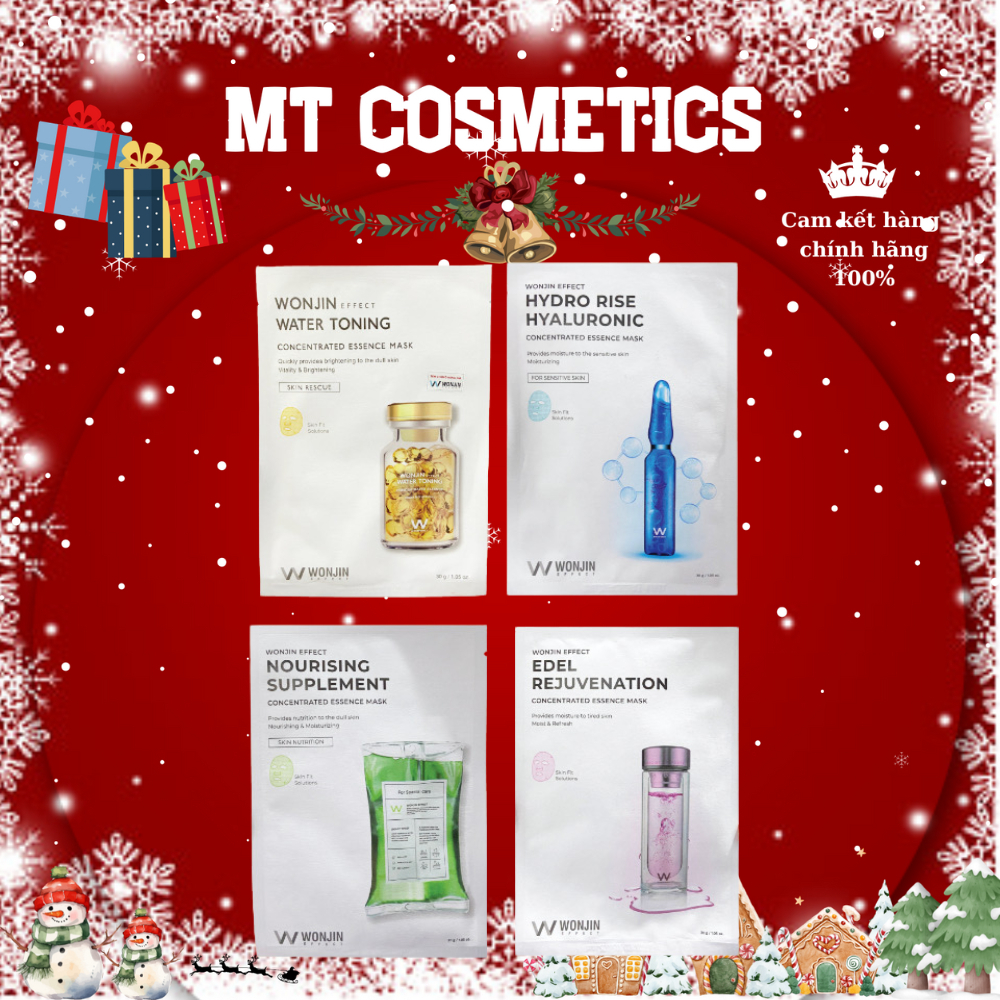 Mặt nạ Wonjin Mask Hàn Quốc cấp ẩm, dưỡng trắng, phục hồi da chuyên sâu - 1MASK