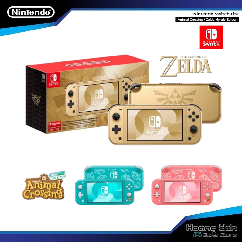 Máy Nintendo Switch Lite Animal Crossing Bundles
