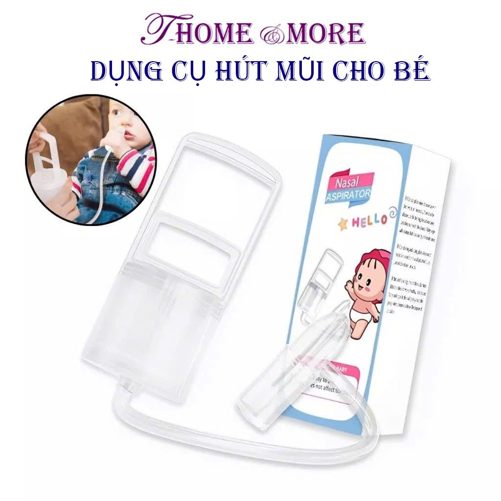 Dụng cụ hút mũi cho bé sơ sinh cầm tay cao cấp  an toàn không đau tổn thương cho bé -T-Home&More