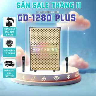 Loa Bluetooth Karaoke GEDI-G GD-1280 PLus , Công suất 150W, Tiếng Bass Khá Sâu, Bảo Hành 1 Năm