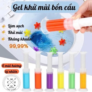 [Free Ship] Gel Thơm Làm Sạch Khử Mùi Khử Trùng Bồn Cầu, Gel Diệt Khuẩn Nhà Vệ Sinh Toilet Hình Bông Hoa