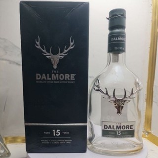 VỎ CHAI RƯỢU NGOẠI DALMORE12  và DALMORE 15 chai 750ml- Vỏ Chai Rượu Ngoại Decor Trang Trí