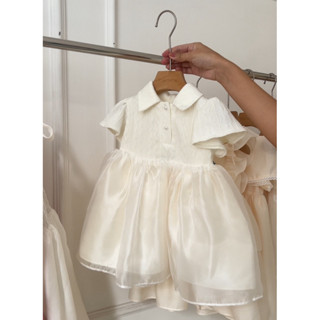 P'ti chou | Lily dress váy len mix tafta cho bé gái 10kg ~ 22kg