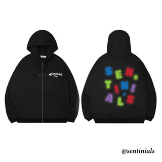 HOODIEZIP MULTICOLOR OVERSIZED SENTINIALS áo khoác có zip