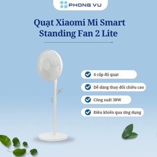 Quạt thông minh Xiaomi Mi Smart Standing Fan 2 Lite (PYV4007GL) - Tiết Kiệm Điện, Ồn Thấp, Thông minh  Bảo hành 12 tháng