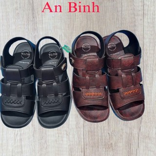  Sandal quai ngang nam da Thái mềm mại thoáng khí dép quai hậu Buta đế đúc nguyên khối cao 5cm phong cách trẻ trung 