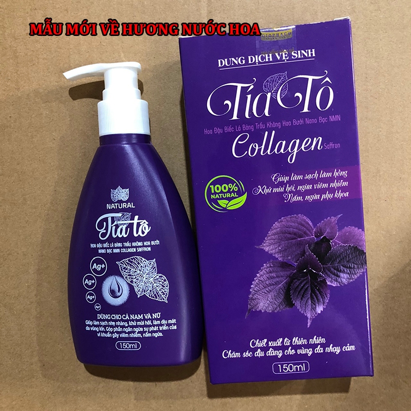 combo 10 chai dung dịch vệ sinh tía collagen giúp làm sạch, trẻ hóa, ngăn mùi hiệu quả