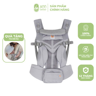 [CHÍNH HÃNG] Địu Em Bé Trợ Lực Thoáng Mát - ERGO BABY OMNI 360 AIR MESH - Màu PINK DOTS