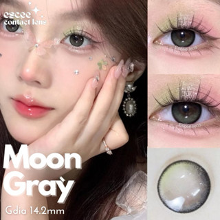 1 Cặp Lens kính áp tròng Moon Gray - đô ẩm cao 65% Xám Filter giãn tròng 14.20mm có độ cận 0 - 7 độ (kèm khay)