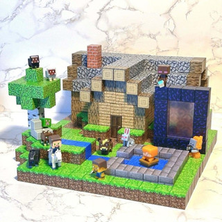 [Tặng Nhân Vật]Đồ Chơi Mô Hình Lắp Ráp Các Khối Nam Châm Block Min3craft Nam Châm Đồ Chơi Xây Dựng