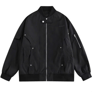 Áo khoác bomber dù nam nữ hai lớp chống gió cattius 2025.