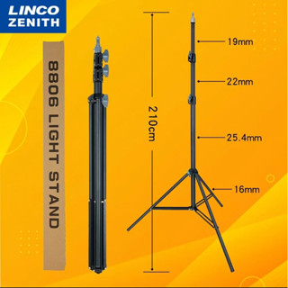 Chân Đèn Livestream Linco 8809 Cao 2m3 Hàng Chuẩn Xịn Cao Cấp Chắc Chắn,Có Thể Làm Chân Máy Ảnh 264 Tech