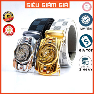 ⚡️ Sốc ⚡️Thắt lưng mặt xoay nam thắt lưng nam cao cấp 007xmen - Nịt nam thời trang dây nịt da khóa tự động