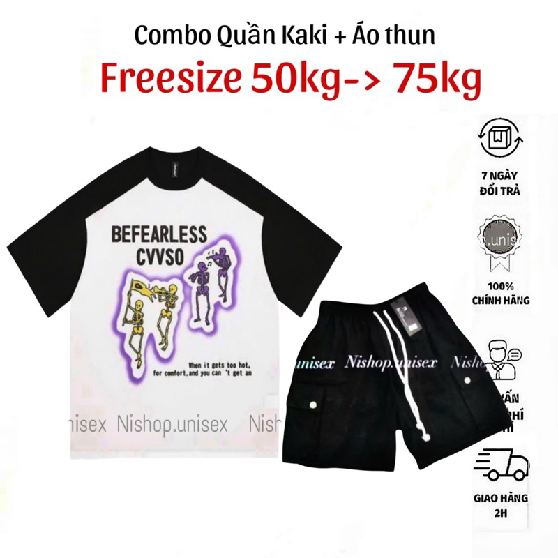 Set áo thun tay lửng + quần