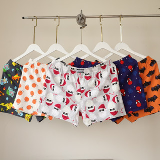 Combo 5 Quần Đùi Ngủ Nam Cotton Thun Mát Mịn Giao Theo Chủ Đề Có Bigsize