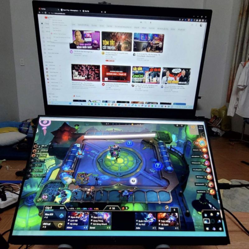 Màn di động 16"-18" chuẩn màu Đồ họa  2k5 tỷ lệ 16:10 500nit srgb 100%