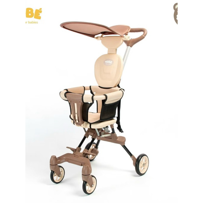 Xe đẩy Olwen Plus Tobé đảo chiều, gấp gọn có đệm và mái che tiện lợi, phù hợp cho bé từ 6 - 36 tháng