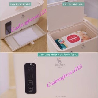 Máy làm ấm khăn giấy ướt, khăn giấy khô đa năng Moaz Bébé MB-059 MB05