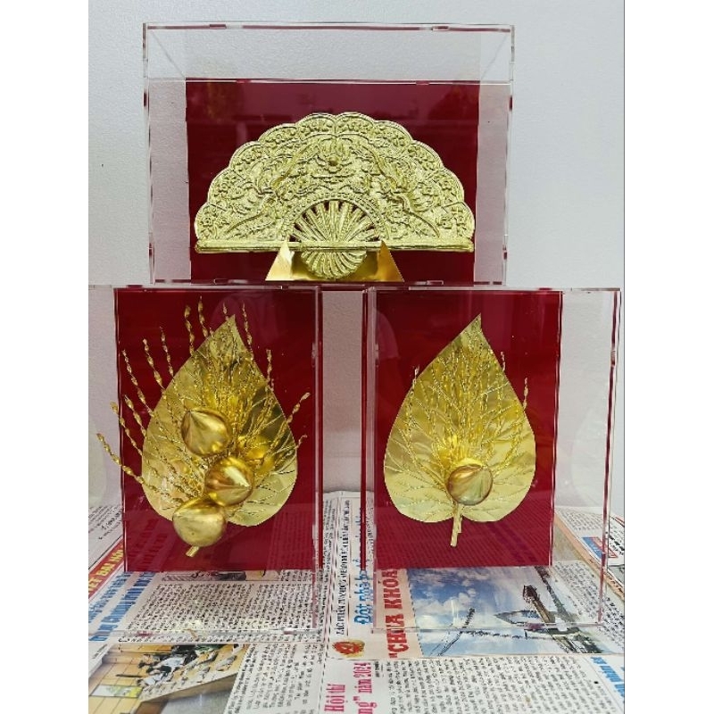 LÁ TRẦU QUẢ CAU THỜ BẰNG ĐỒNG