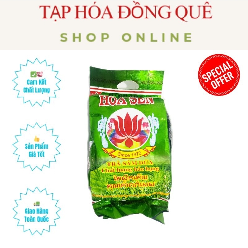 Trà Sâm Dứa Hoa Sen 100g Thơm Ngon