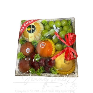 [ JENNY FRUIT ] [ HỎA TỐC ] Hộp quà tặng vuông size 25x25