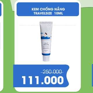[DEAL SỐC 111K]Kem chống nắng Round Lab Birch Juice 10ml
