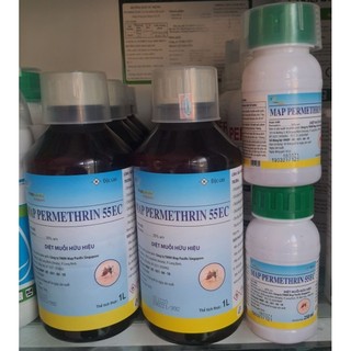 Map Permethrin 50 EC chai 1 Lít thuốc diệt muỗi