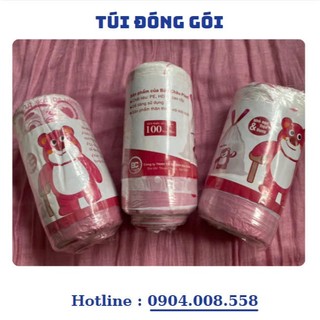 Túi rác có dây rút tự hủy sinh học siêu dày chắc chắn kích thước 45 x 50 cm