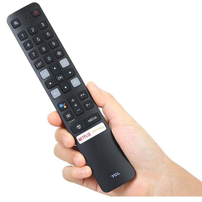 REMOTE ĐIỀU KHIỂN TIVI  TCL CÓ GIỌNG NÓI CÓ PHÍM NETFLIX VÀ FPT Play ( 1 Hàng Nút ) Bh 1 Tháng