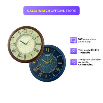 Đồng hồ treo tường SEIKO QHA013, vỏ nhựa chắc chắn, phong cách thanh lịch, chính hãng Nhật Bản