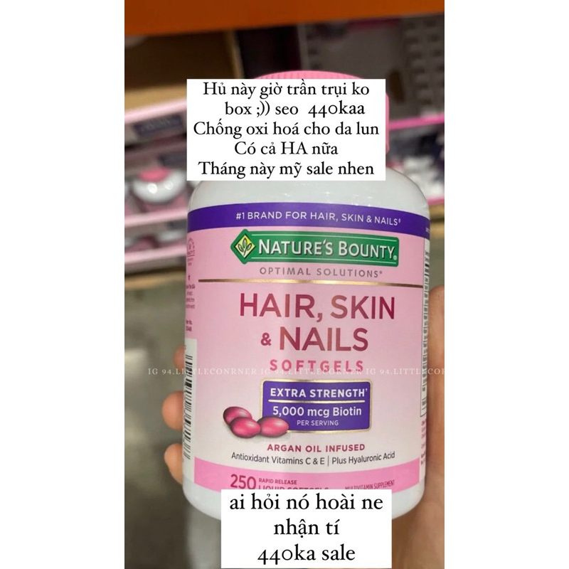 AUTH BILL MỸ VIÊN HAIR SKIN NAIL