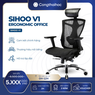 [NHẮN SHOP ĐỂ ĐƯỢC FREESHIP] Ghế công thái học Sihoo V1 chính hãng