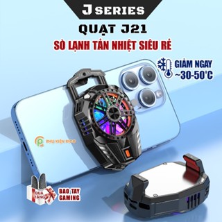 Quạt tản nhiệt điện thoại sò lạnh J21 bản nâng cấp của sò lạnh J20 với 3 chế độ làm lạnh Led Gaming