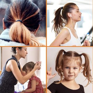 Set 100 Sợi Thun Cột Tóc Kèm Túi Zip Phong Cách Hàn Quốc Cho Bạn Gái Xinh Đẹp Mỗi Ngày