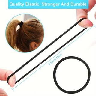 Set 100 Sợi Thun Cột Tóc Kèm Túi Zip Phong Cách Hàn Quốc Cho Bạn Gái Xinh Đẹp Mỗi Ngày
