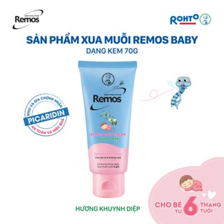 Kem chống muỗi đốt cho bé từ 6 tháng tuổi hương khuynh diệp Rohto Mentholatum Remos 70g