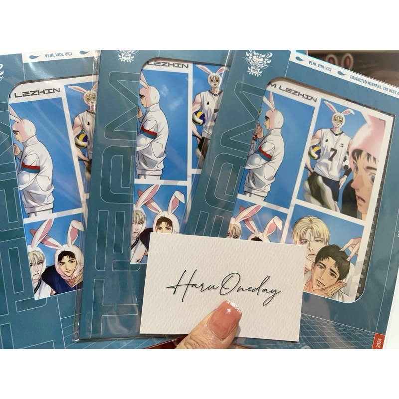 Bộ ảnh 4 cuts Nguyên Seal Lezhin Team Backlight