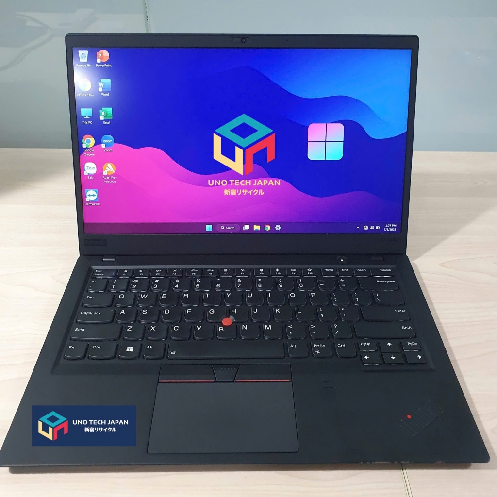 Laptop Lenovo Thinkpad X1 Carbon Gen 6 Core I5-8350U Ram 16GB/SSD 256GB - Dòng Doanh Nhân Siêu Mỏng Nhẹ 1.1kg Phím US