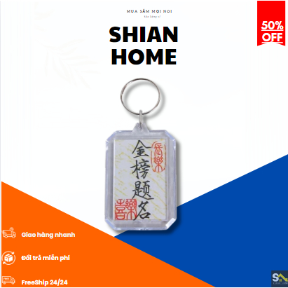 ✿Mới✿  ( MÓC KHÓA TRONG SUỐT CÓ THỂ THAY THẾ ẢNH KV2 ) Móc Khóa Mặt Chữ ✿Shian VN✿