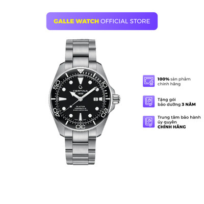 Đồng Hồ Nam Certina DS Action Diver C032.607.11.051.00, xuất xứ Thuỵ Sỹ  mặt kính saphire, dây thép không gỉ