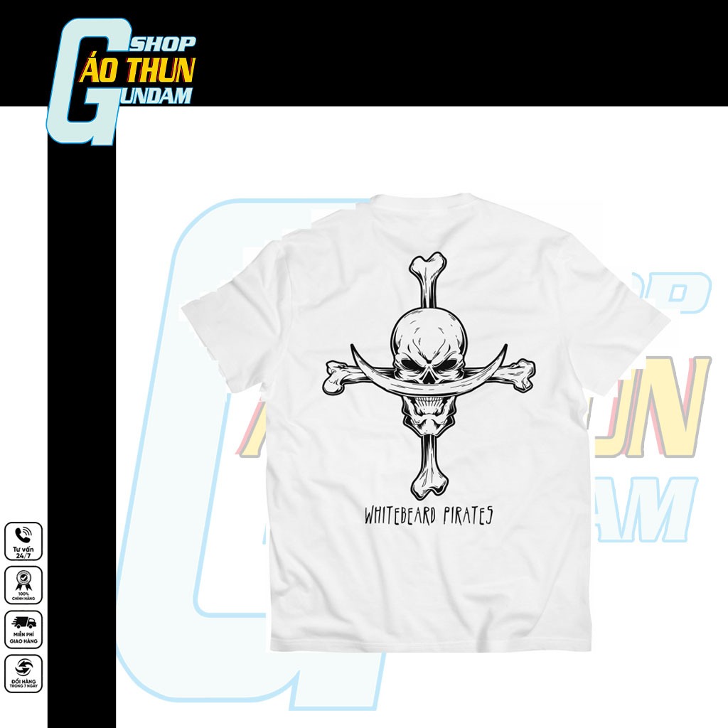 Áo Thun Whitebeard Pirates One Piece |SHOPAOGUNDAM