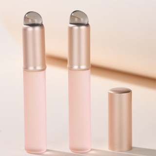 Cọ Môi Đầu Tròn Bằng Silicon Mềm Trong Suốt