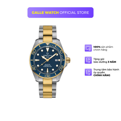 Đồng Hồ Nam Certina DS Action Diver DS Action C032.607.22.041.00, xuất xứ Thuỵ Sỹ  mặt kính Sapphire sang trọng