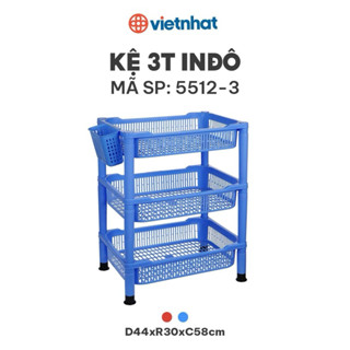 Kệ Úp Chén, Trạn Bát 2,3 Tầng Nhựa Việt Nhật Kèm Ống Đũa, Giá Để Bát Đũa Nhà Bếp (Kệ indo)