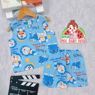 Bộ tole lanh đùi bé trai sát nách chất tole 2 da loại 1 10-45kg Shop Mẹ Dưa Hấu